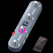 KE1 Guitar Pedal for Android/IOS, Multi Effects Pedal with 61 Effects, 20 AMP/CAB, 36 Preset Slot, IR/AMX Loader, OTG USB-C Record Loopback, Wireless Rechargeable Tuner Delay MOD Reverb Pedal