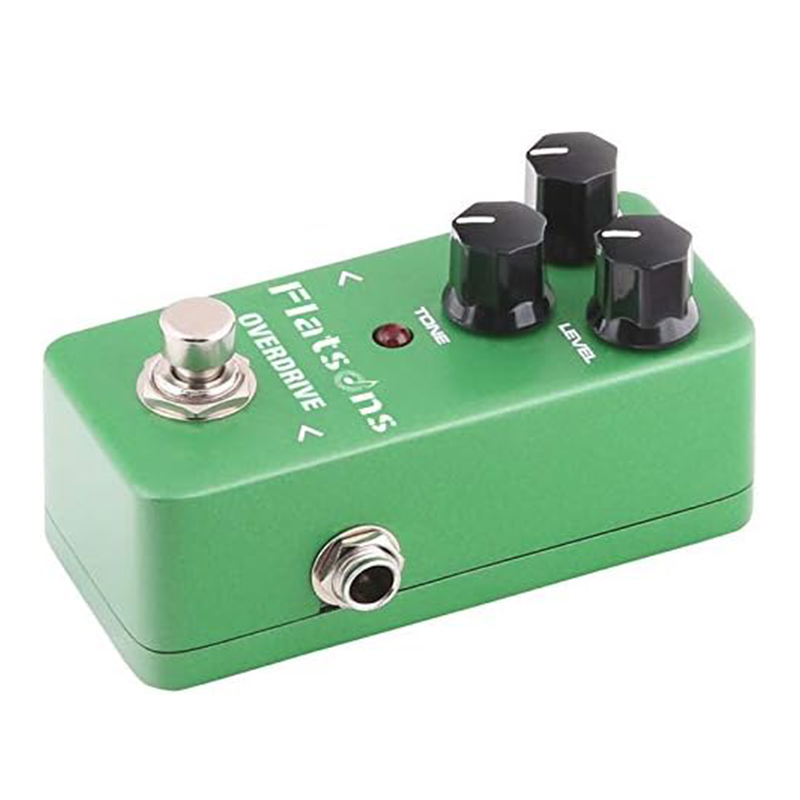 Guitar Mini Effects Pedal Over Drive Warm and Natural Tube Overdrive Effect Sound Processor Portable Accessory for Guitar and Bass Exclude Power Adapter FOD3