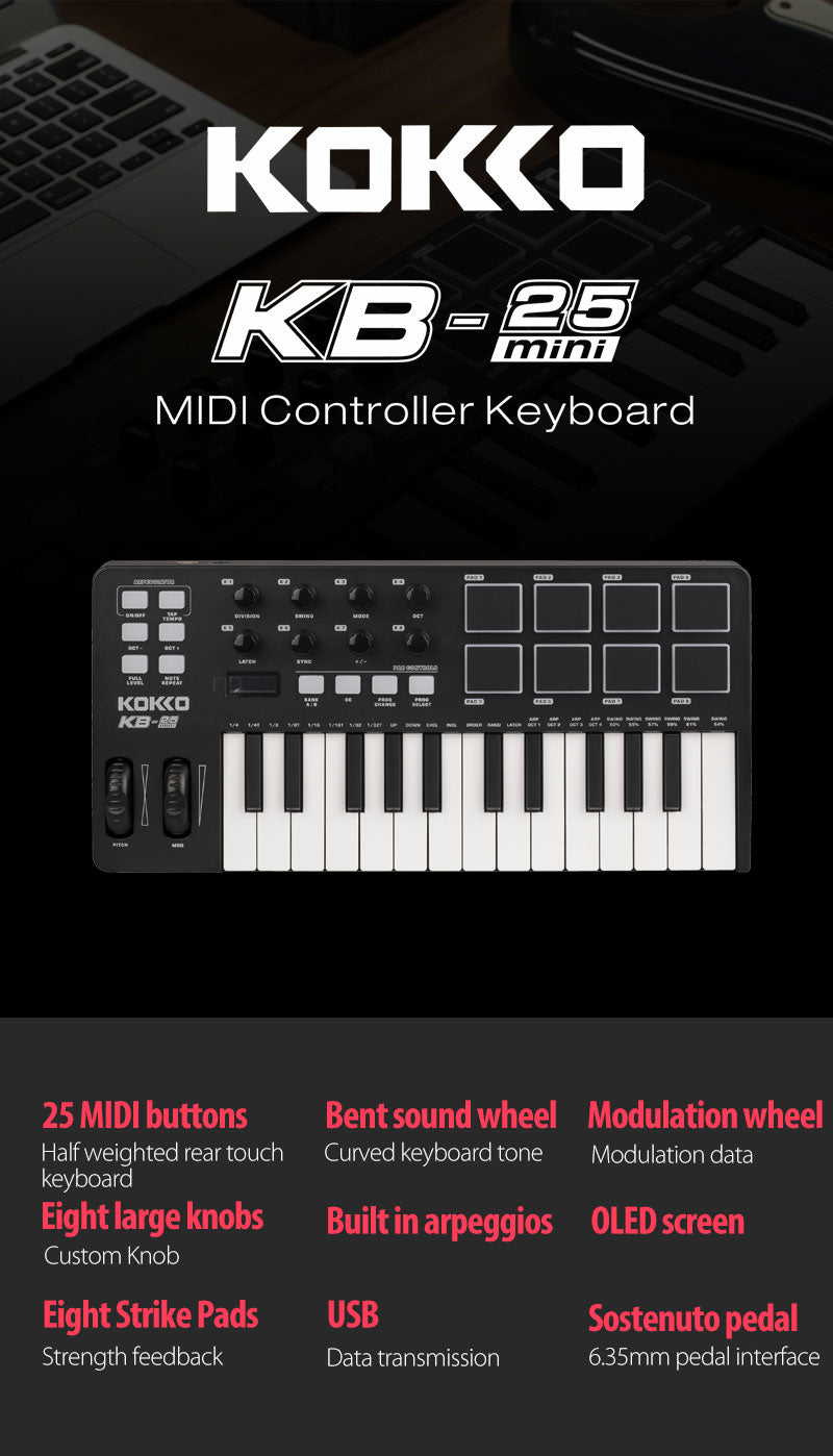 Flatsons KB-25 MIDI Controller Keyboard