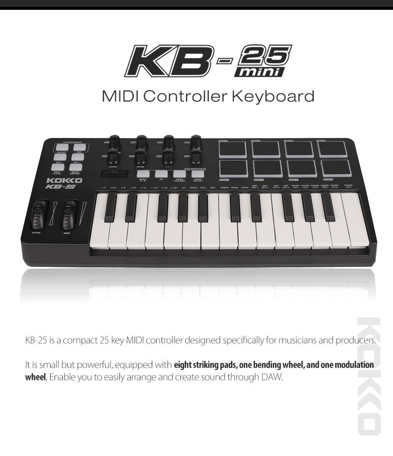 Flatsons KB-25 MIDI Controller Keyboard