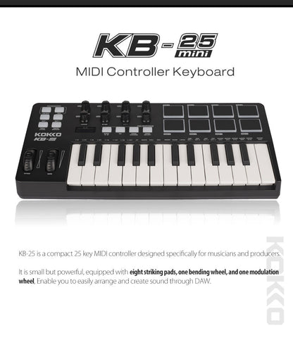 Flatsons KB-25 MIDI Controller Keyboard