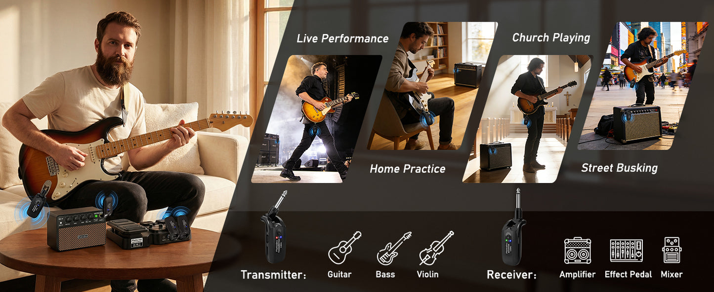 TR-U2 Wireless Guitar System